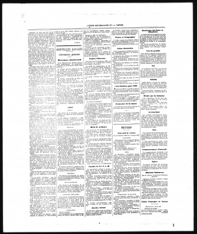 L'Union républicaine de la Nièvre