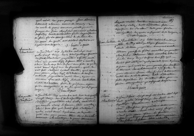 Lavault-de-Frétoy : actes d'état civil.