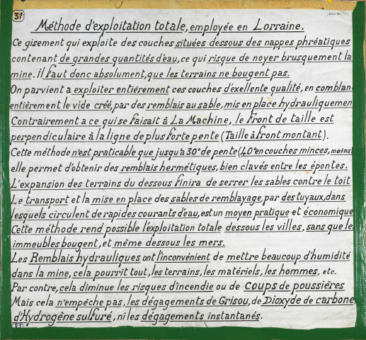 Exploitation totale, Lorraine.