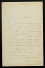 SOUCHIER (Adèle), poétesse à Valence (Drôme) : 1 lettre.