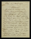 LURAT (Abel, graveur (1829-1890) : 4 lettres.