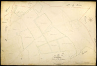 Montigny-sur-Canne, cadastre ancien : plan parcellaire de la section E dite de Bussière, feuille 1