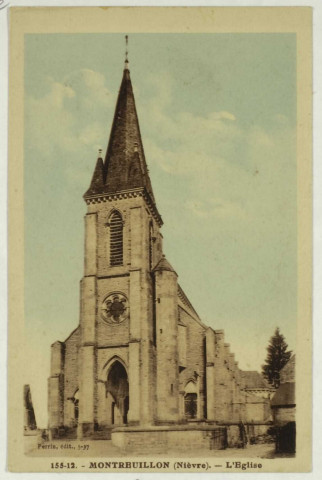 MONTREUILLON – (Nièvre) 155-12. - L’Église