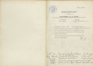 Taconnay : actes d'état civil.