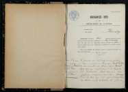 Moussy : actes d'état civil.