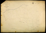 Montsauche-les-Settons, cadastre ancien : plan parcellaire de la section A dite du Bourg, feuille 1