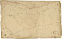 Luzy, cadastre ancien : plan parcellaire de la section A dite de Luzy, feuille 3