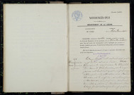 Montenoison : actes d'état civil.