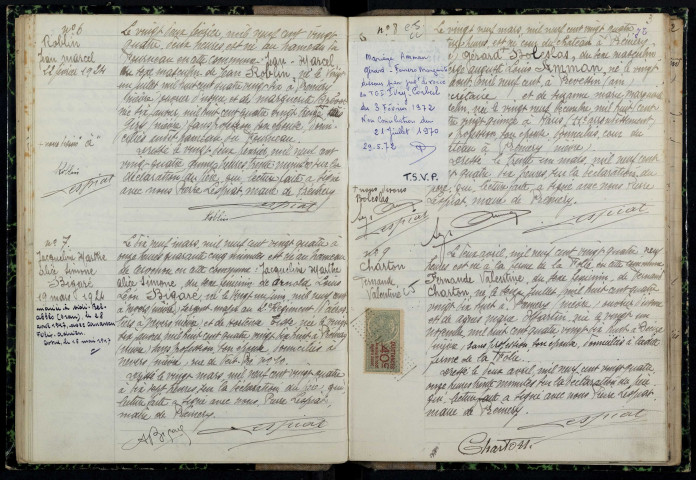 Prémery : actes d'état civil.