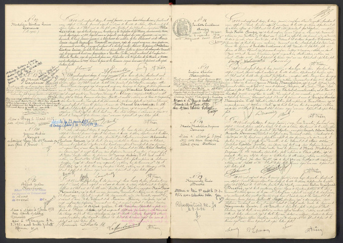 Nevers : actes d'état civil.