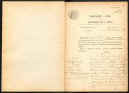 Saint-Aubin-des-Chaumes : actes d'état civil.