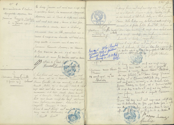 Sardy-lès-Épiry : actes d'état civil.