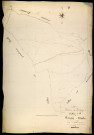 Montigny-aux-Amognes, cadastre ancien : plan parcellaire de la section A dite de Baugy et Meulot, feuille 5