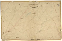 Luzy, cadastre ancien : plan parcellaire de la section C dite de Montarmin et Monteuillon, feuille 2