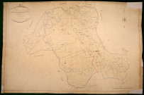 Saint-Vérain, cadastre ancien : tableau d'assemblage