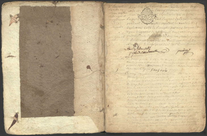 Nevers (Saint-Laurent) : registres paroissiaux.