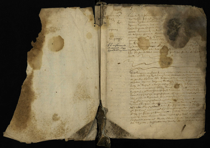 Terrier de la seigneurie de Prye, établi par Petit.