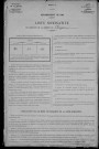Champvert : recensement de 1906