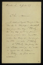 MONOT Charles, médecin et maire de Montsauche (Nièvre) (1830-1914) : 9 lettres.