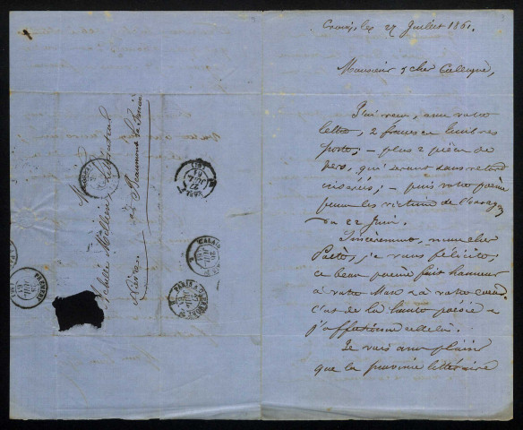 LIZOT (Henri Léon), publiciste, rédacteur à La Fauvette : 7 lettres.