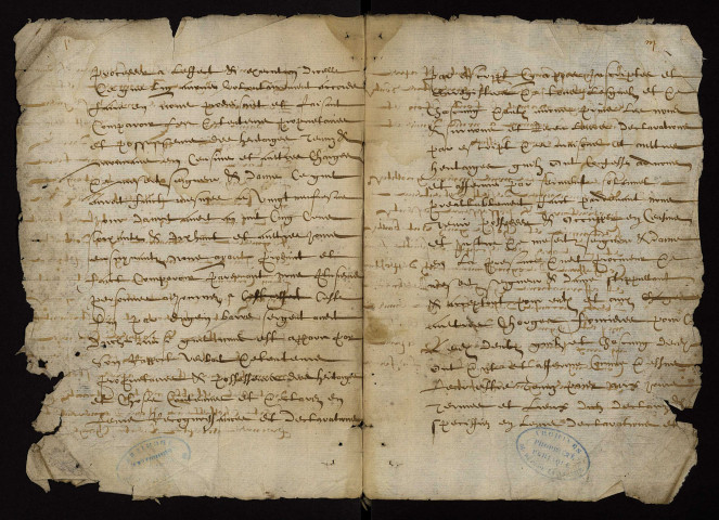 Châtellenie de Donzy : terrier.