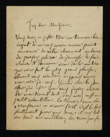 DEVERS (Giuseppe), céramiste à Paris (1823-1882) : 8 lettres.