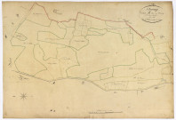 Aunay-en-Bazois, cadastre ancien : plan parcellaire de la section E dite du Bourg, feuille 2