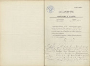 Vauclaix : actes d'état civil.