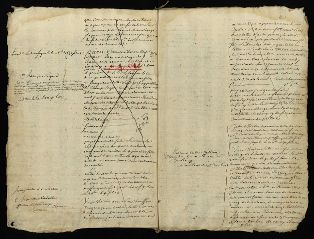 Pièce 4. - Fief d'Azy : extrait du terrier passé devant le notaire Rossignol.