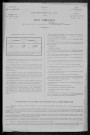 Chaumot : recensement de 1891