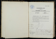 Chalaux : actes d'état civil.