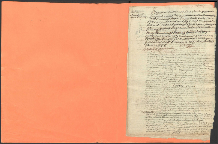 Luzy : registres paroissiaux.