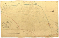 Colméry, cadastre ancien : plan parcellaire de la section D dite de Colméry, feuille 3