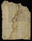 Chartreuse d'Apponay (commune de Rémilly). - Généralités, fondation du couvent : copie d'un contrat de donation foncière de l'an 1185 par l'évêque et le chapitre de Nevers.