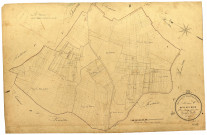 Corvol-d'Embernard, cadastre ancien : plan parcellaire de la section C dite des Bois, feuille 2