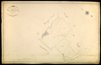 Neuvy-sur-Loire, cadastre ancien : plan parcellaire de la section A dite des Grands Champs, feuille 4
