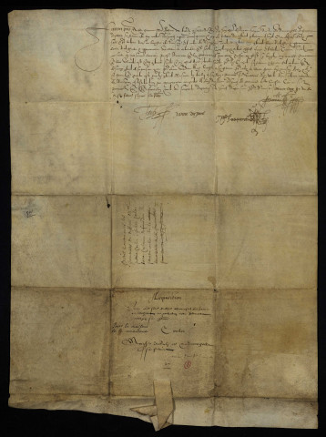 Biens et droits. - Maison Dupont en la rue de la Revenderie à Nevers, proche du marché des oisons, vente à Cochet par de Tardif et du Pont sa femme : copie du contrat du 20 juillet 1579.