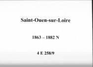 Saint-Ouen-sur-Loire : actes d'état civil.