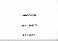 Saint-Seine : actes d'état civil (naissances).