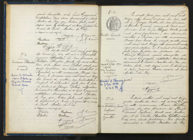 Saint-Martin-du-Puy : actes d'état civil.