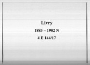 Livry : actes d'état civil (naissances).
