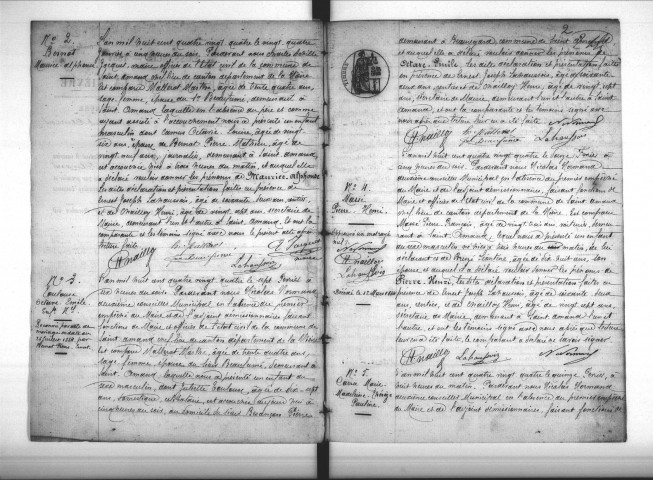 Saint-Amand-en-Puisaye : actes d'état civil.