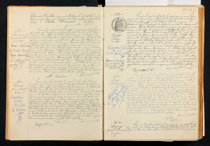 Montsauche-les-Settons : actes d'état civil.