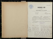 Arquian : actes d'état civil.