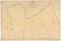 Aunay-en-Bazois, cadastre ancien : plan parcellaire de la section G dite de Marigny, feuille 3