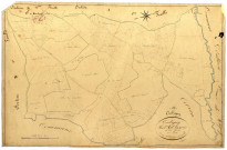 Corbigny, cadastre ancien : plan parcellaire de la section A dite d'Auxois, feuille 2