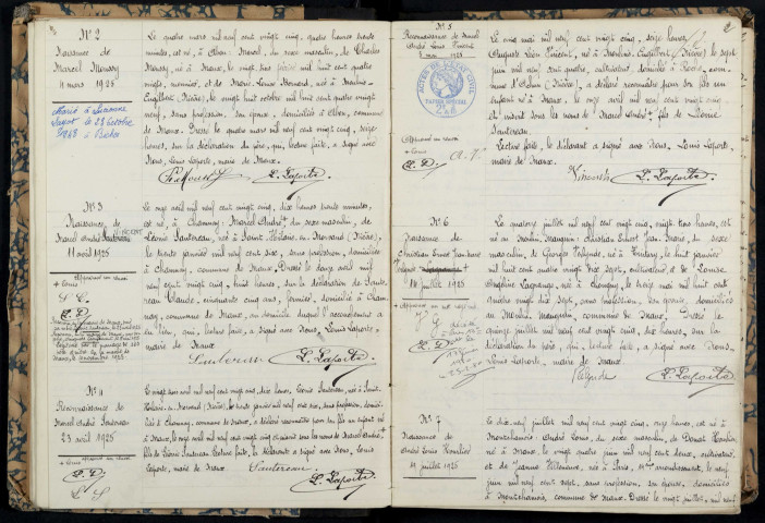 Maux : actes d'état civil.