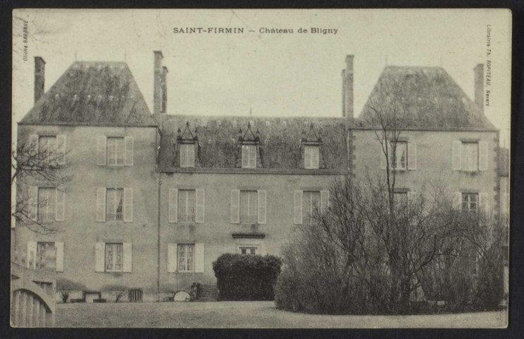 SAINT-FIRMIN – Château de Bligny