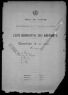 Nevers, Quartier de la Barre, 15e section : recensement de 1921