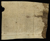 Mariage de Robert de Châtillon et de Marguerite de Courtenay : copie du contrat de mariage de novembre 1302.